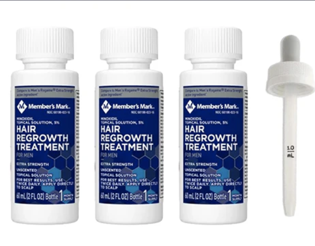 Minoxidil 5% Topical Extra Strength 3 Months Supply